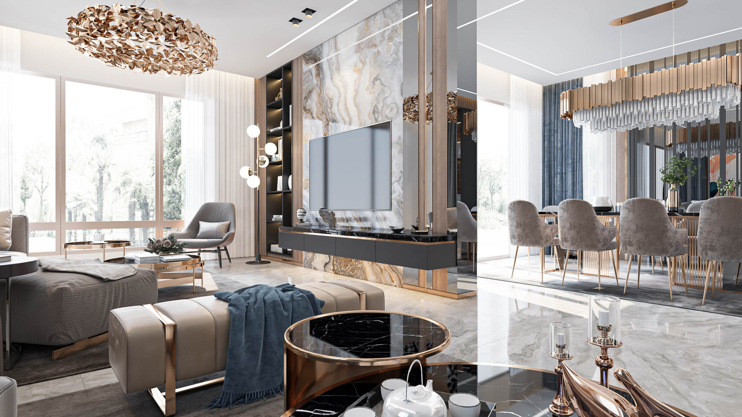 Living Room Interior Work